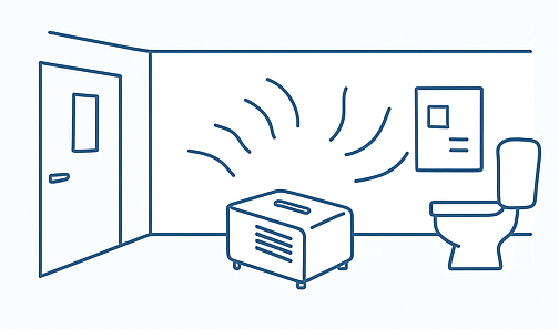 ⑸空間除菌（空中拡散／薬剤と違う特性）オゾンエアの特徴